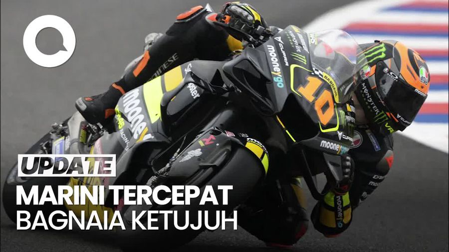 Luca Marini Tercepat di Practice MotoGP India 2023