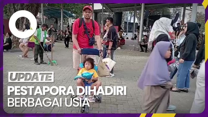 Suasana Meriah Pestapora 2023 Hari Kedua dengan Semua Generasi!