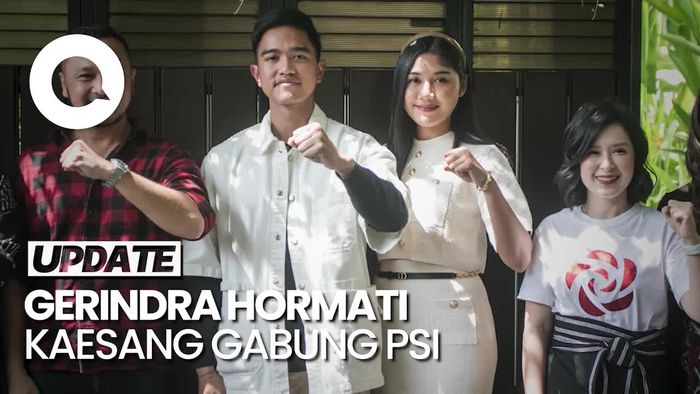 Gerindra soal Kaesang Gabung PSI: Dinamika Biasa Orang Masuk Parpol