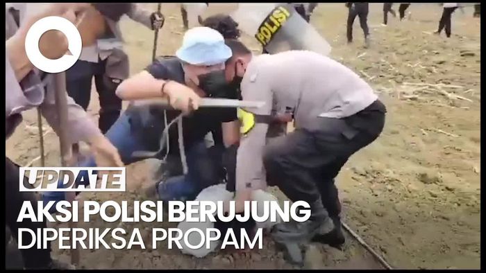 Ricuh Eksekusi Lahan di Lampung Tengah, Polisi Injak Kepala Warga