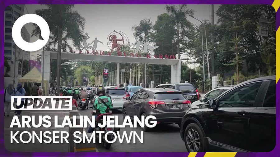 Jelang SMTOWN Live 2023, Arus Lalin Sekitar Senayan Padat