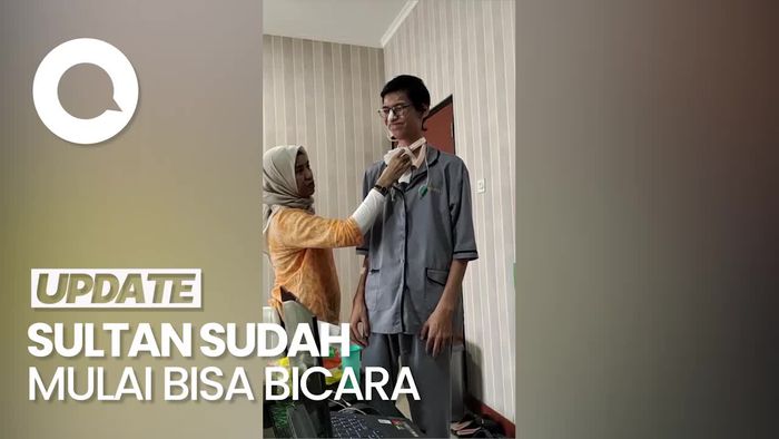 Sultan Korban Kabel Menjuntai Kini Sudah Mulai Bisa Bicara