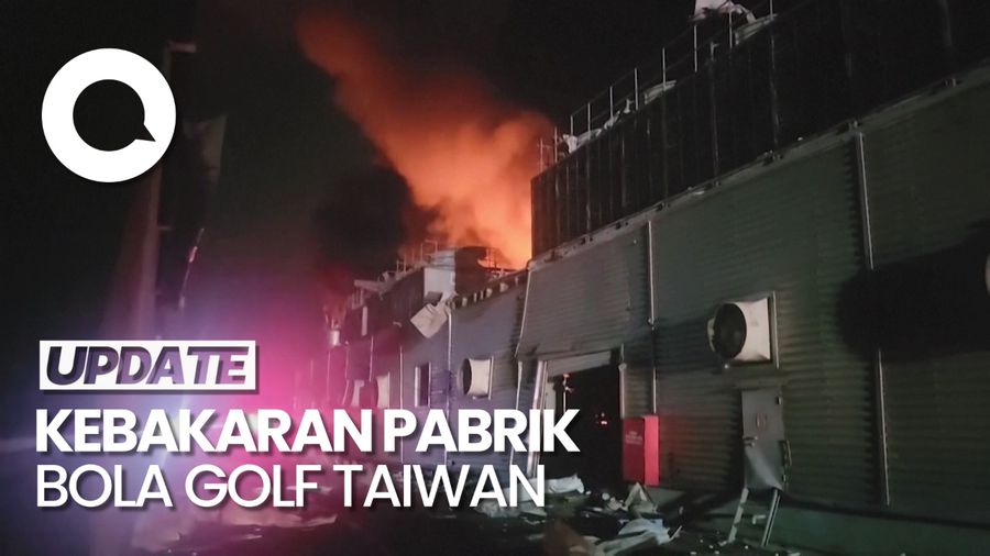 6 Orang Tewas Akibat Pabrik Bola Golf di Taiwan Terbakar