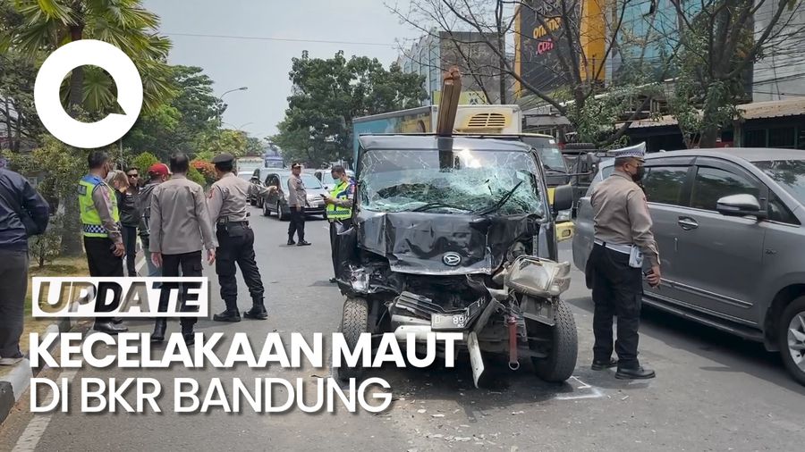 Sopir Pikap Tewas Tergencet dalam Kecelakaan di BKR Bandung