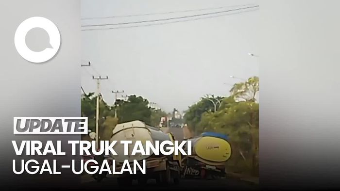 Dua Sopir Truk Tangki Ugal-ugalan di Palembang Diciduk