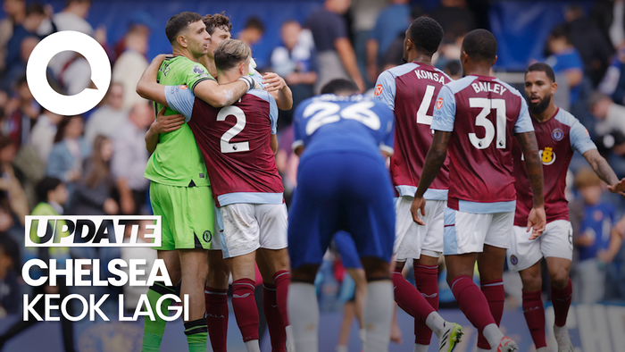 10 Pemain Chelsea Dipermalukan Aston Villa 0-1
