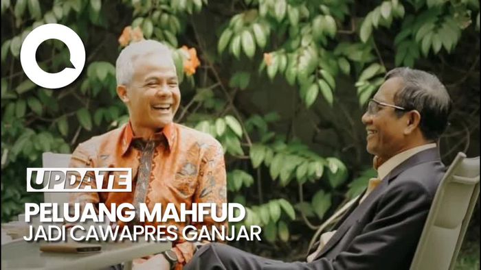 Ganjar Bicara Peluang Mahfud Md Masuk Radar Cawapresnya