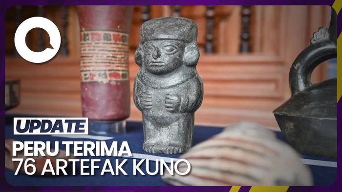 Peru Terima 76 Artefak Kuno yang Dicuri
