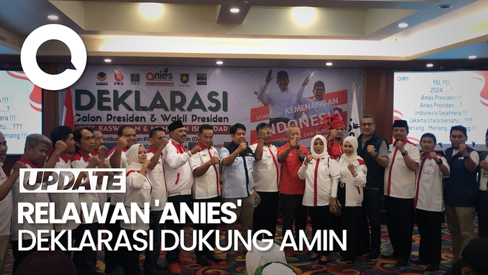 ANIES Deklarasi Dukung Anies-Cak Imin, Janji Dongkrak Elektabilitas