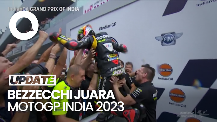 Bezzecchi Juara MotoGP India 2023, Bagnaia Gagal Finis