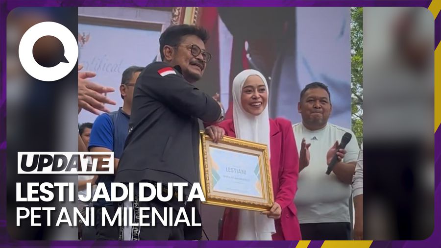 Kementan Angkat Lesti Kejora Jadi Duta Petani Milenial
