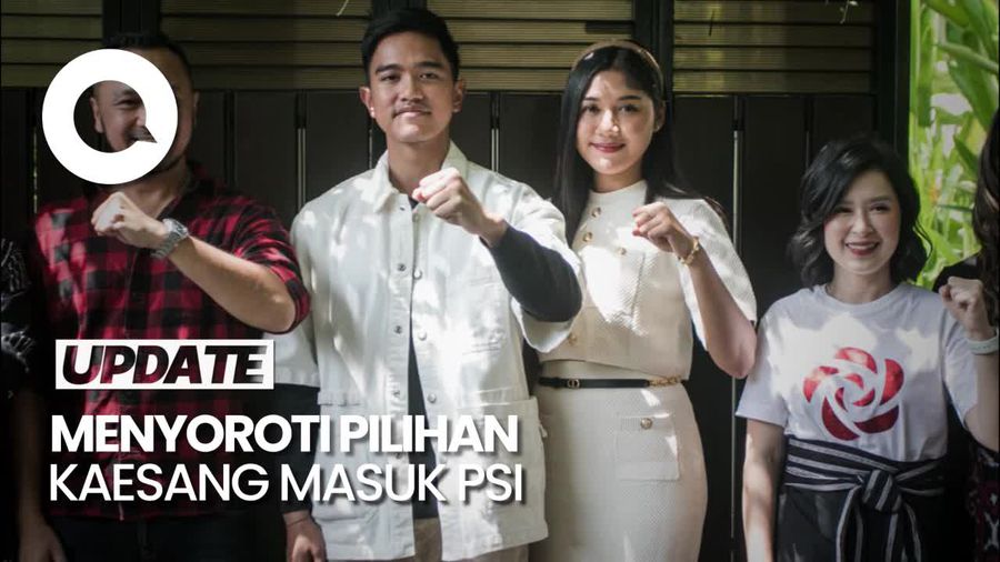 Karier Politik Kaesang Diawali Manuver Pilih PSI ketimbang PDIP