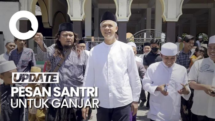 Ganjar Silaturahmi ke Ponpes Roudlotul Mutaallimin, Ini Pesan Santri
