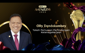Olly Dondokambey Tokoh Perluasan Perlindungan Ketenagakerjaan