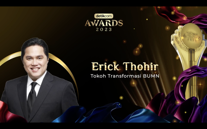 Erick Thohir Tokoh Transformasi BUMN