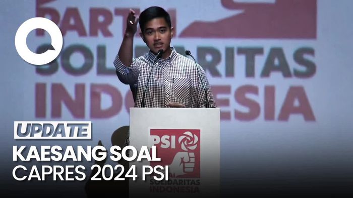 Kaesang soal Dukungan Capres 2024 PSI: Ojo Kesusu