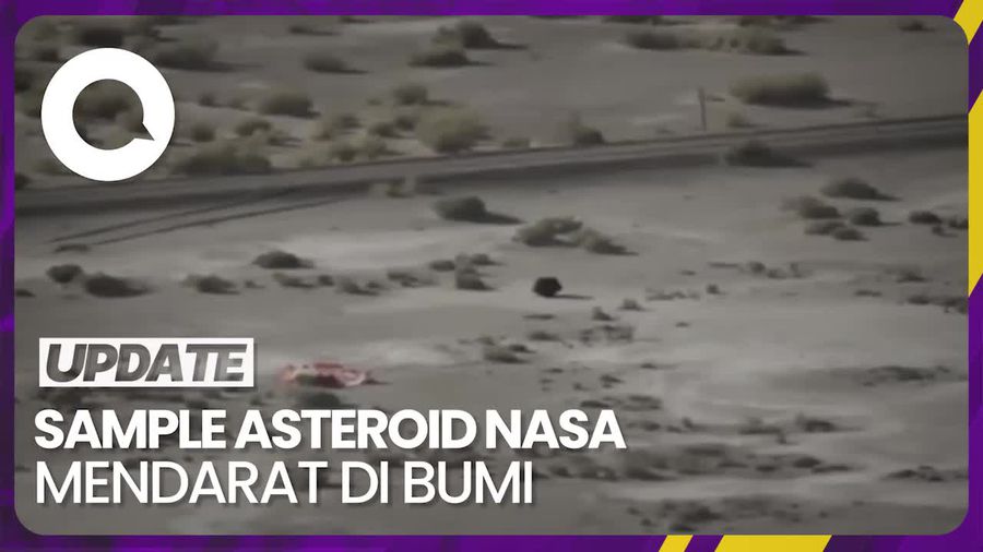  Sampel Asteroid Terbesar NASA Mendarat di Gurun Utah