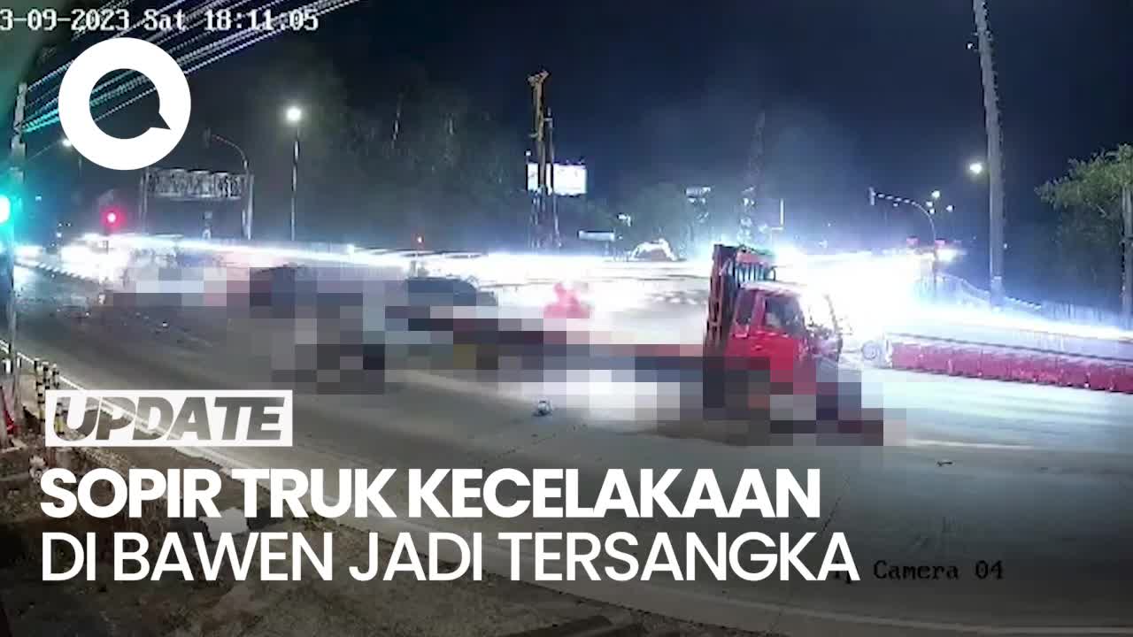 Sopir Truk Kecelakaan Di Exit Tol Bawen Jadi Tersangka!