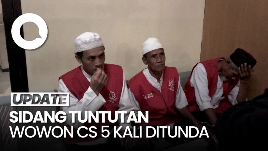Sidang Tuntutan Wowon Cs Ditunda Kelima Kalinya, Hakim: Tolong Serius!