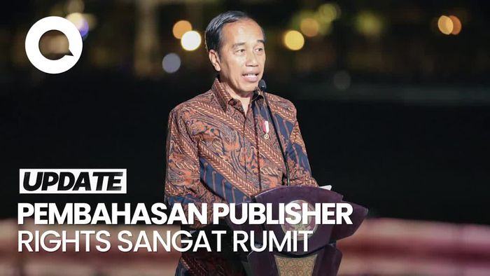 Jokowi soal Regulasi Hak Cipta Jurnalistik: Sudah Hampir Selesai