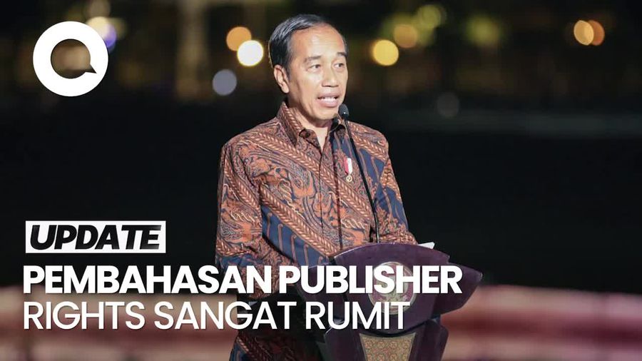 Jokowi soal Regulasi Hak Cipta Jurnalistik: Sudah Hampir Selesai