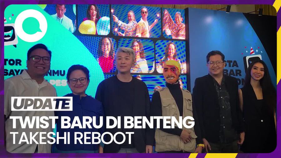 Reboot Benteng Takeshi Siap Sajikan Sentuhan Lokal