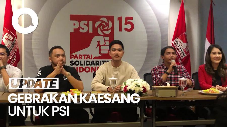 Jadi Ketum PSI, Kaesang Ajak Kader Berpolitik Santun dan Santuy