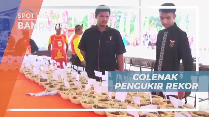 Mengukir Rekor Nasional Dengan Ratusan Rasa Colenak, Bandung