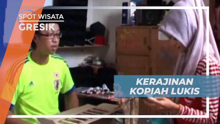Mendulang Cuan dari Kerajian Kopiah Lukis yang Unik, Gresik