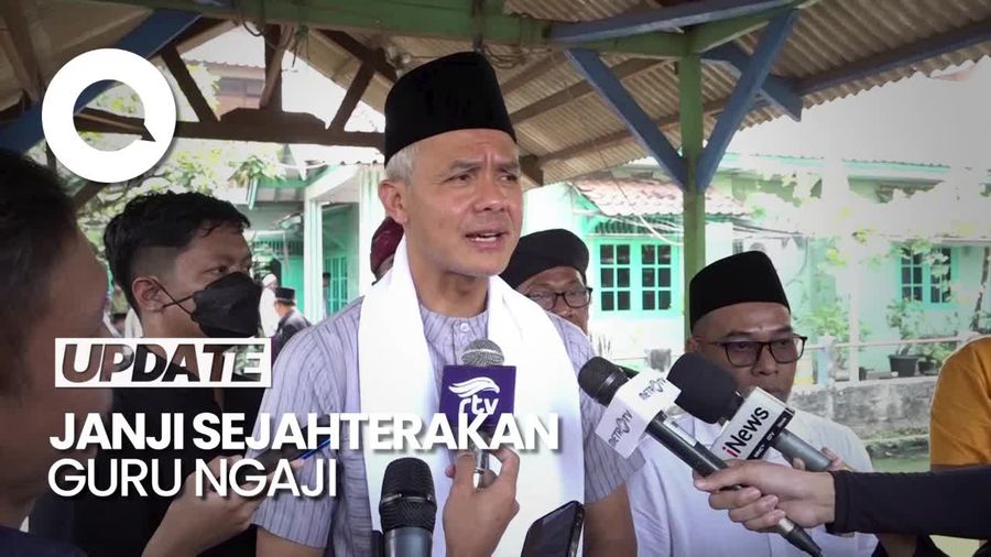 Ganjar Komitmen Perhatikan Kesejahteraan Guru Ngaji Seperti di Jateng