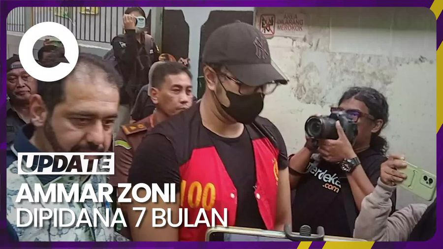 Ammar Zoni Divonis 7 Bulan Penjara atas Kasus Narkotika