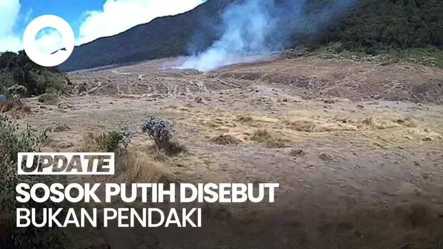Teka-teki Sosok Putih di Balik Kebakaran Gunung Gede