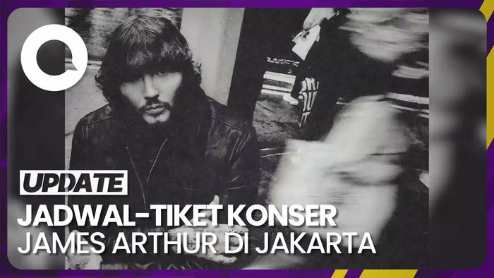 James Arthur Bakal Konser di Jakarta Akhir Tahun, Ini Harga Tiketnya!
