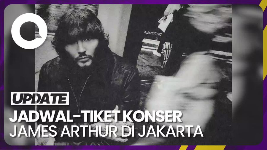 James Arthur Bakal Konser di Jakarta Akhir Tahun, Ini Harga Tiketnya!