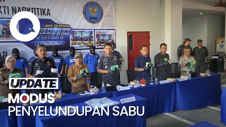 BNN Jabar Ungkap Penyelundupan 8 Kg Sabu Modus Teh Kemasan