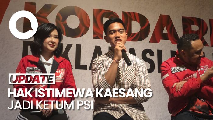 Kaesang Akui Bisa Jadi Ketum PSI Karena Privilege Anak Jokowi