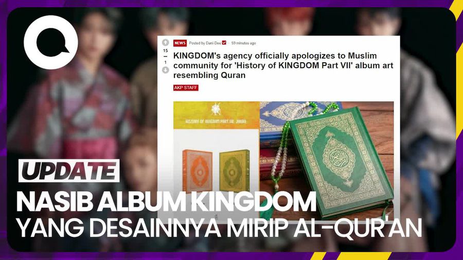Album Kingdom Mirip Al-Quran, Agensi Minta Maaf