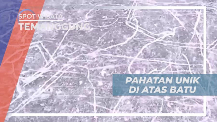Ukiran Tokoh Pewayangan di Atas Batu Temanggung