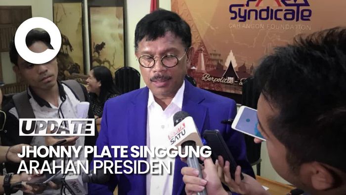 Johnny G Plate Singgung Arahan Jokowi di Sidang Dugaan Korupsi BTS 4G