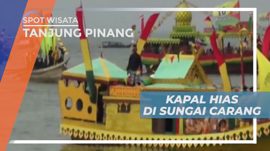Adu Kreatifitas Parade Kapal Hias Bercorak Melayu di Tanjung Pinang