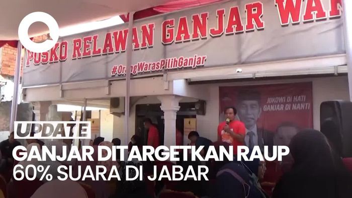 PDIP Targetkan Ganjar Raup 60 Persen Suara di Jabar Pada Pilpres 2024