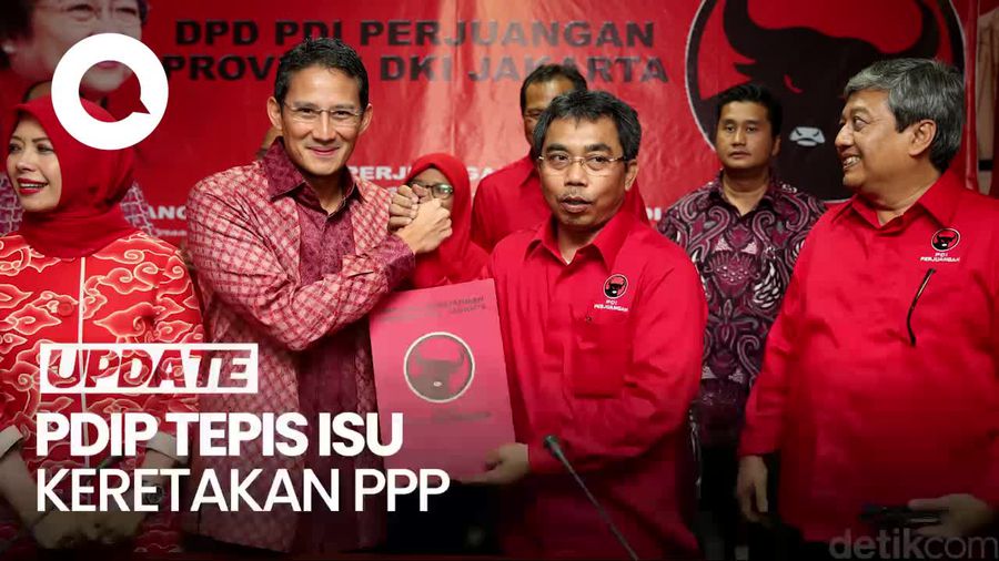 PDIP Tepis Isu Keretakan PPP di Koalisi: Komunikasi dengan Sandiaga Bagus