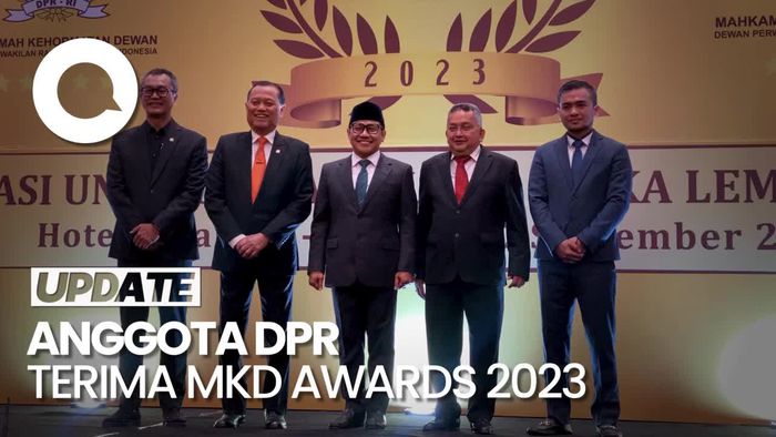 Anggota DPR RI Fraksi PDIP hingga PAN Dapat Penghargaan MKD Awards 