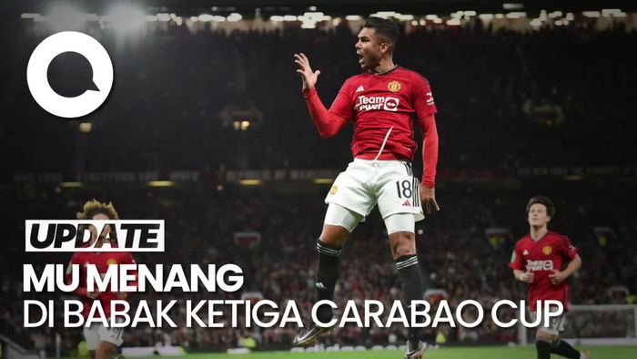 MU Menang 3-0 Lawan Crystal Palace di Babak Ketiga Carabao Cup