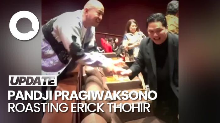 Respons Erick Thohir Setelah Diroasting Pandji Pragiwaksono
