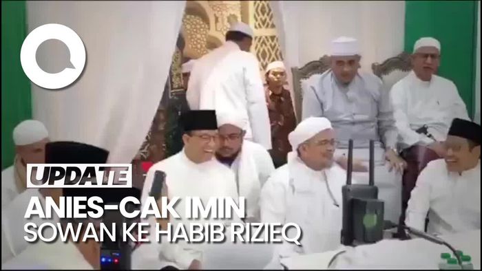Momen Anies-Cak Imin Bertemu Habib Rizieq Malam Ini