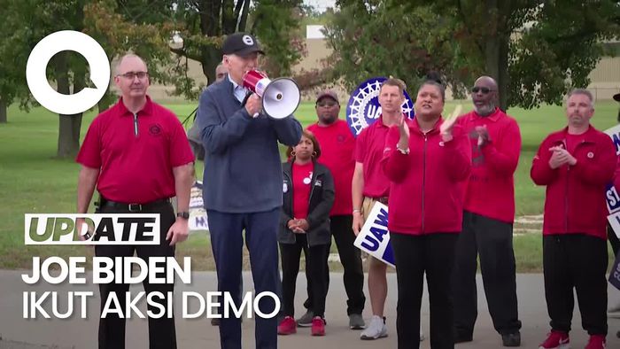 Biden Jadi Presiden AS Pertama yang Ikut Demonstrasi