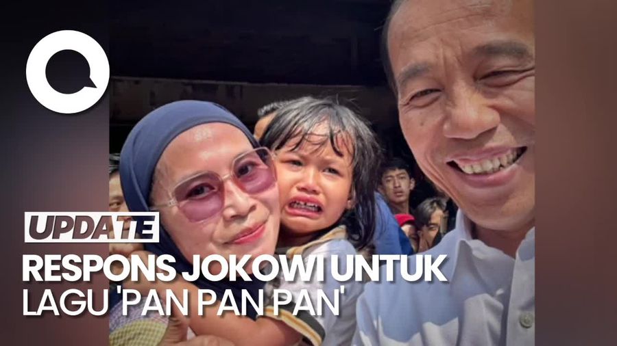 Momen Jokowi Tertawa Lihat Ibu-ibu Nyanyi PAN PAN PAN ke Zulhas