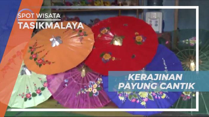 Kerajinan Payung Cantik yang Berdiri Sejak Tahun 1995, Tasikmalaya
