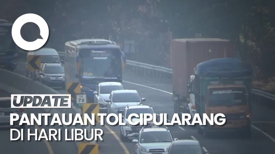 Tol Cipularang Arah Bandung Ramai Lancar Memasuki Libur Maulid Nabi